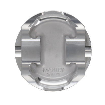 Manley Ford 3.7L Cyclone V6 3.76in Bore 9.5:1 Comp Ratio -5.0cc Dish Platinum Piston - Single