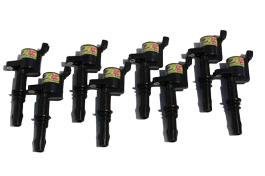 Granatelli 97-10 Ford F-150 4.6L 25KV OEM Coil Pack Replacements - Black (Set of 8)