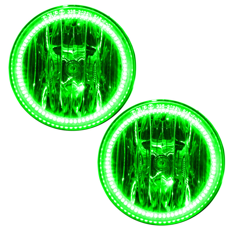 Oracle 07-08 Chrysler Aspen LED Fog Light Halo Kit - Green