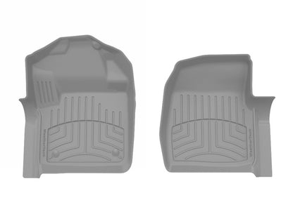 WeatherTech 17-19 Ford F-250/F-350/F-450/F-550 1st Row Front FloorLiner HP - Grey