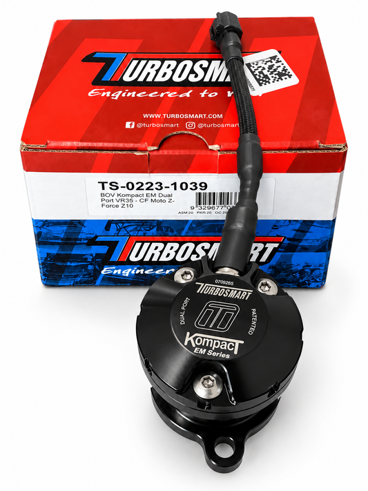 Turbosmart CF Moto Z-Force Z10 Dual Port VR35 BOV Kompact EM