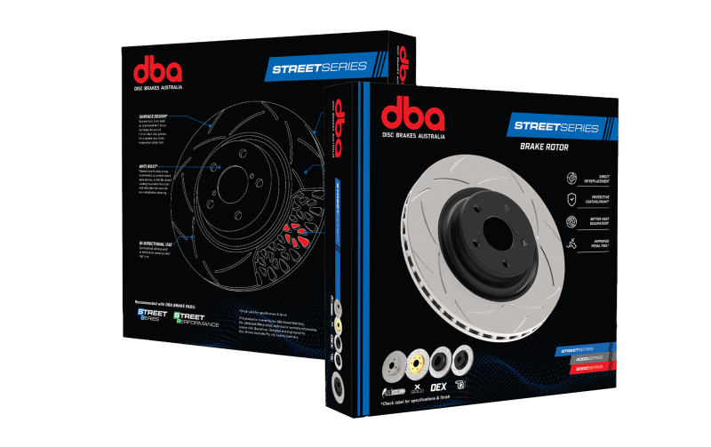 DBA 06-08 Audi A3 2.0 TFSI Quattro/3.2 V6 Quattro/2.0 TDI Quattro Rear Slotted Street Series Rotor