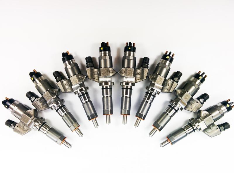 DDP 01-04 Chevrolet Duramax 6.6L LB7 Reman Injector Set - 75hp (45% Over)