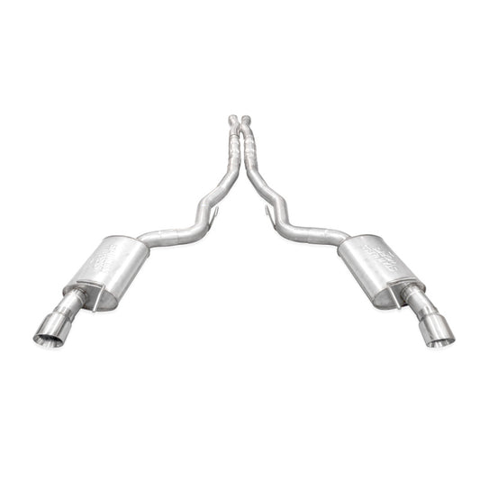 Stainless Works 2024 Mustang GT Catback Dual Tips Legend Sound X-Pipe Performance Connect Exhaust