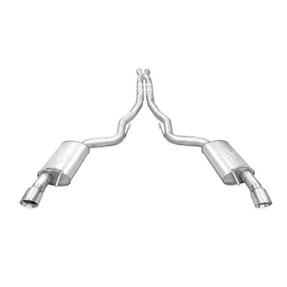 Stainless Works 2024 Mustang GT Catback Dual Tips Redline Sound X-Pipe Factory Connect Exhaust
