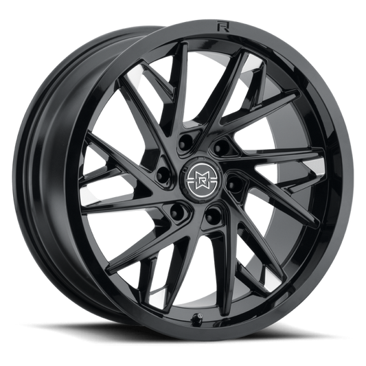 Method Raised MR801 20x10 / 6x135 BP / -18mm Offset / 87mm Bore - Gloss Black Milled Wheel