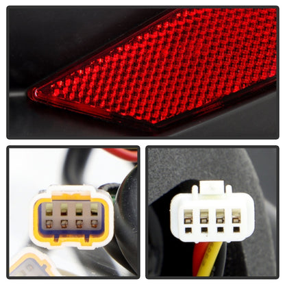 Spyder Apex 22-24 Honda Civic 5-Door LED Tail Lights - Black (ALT-YD-HC225DAP-SEQGR-BK)