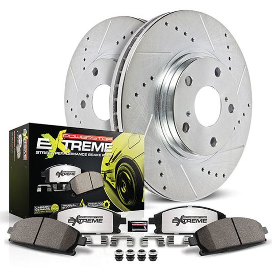 Power Stop 18-21 Kia Stinger Front and Rear Z26 Street Brake Kit