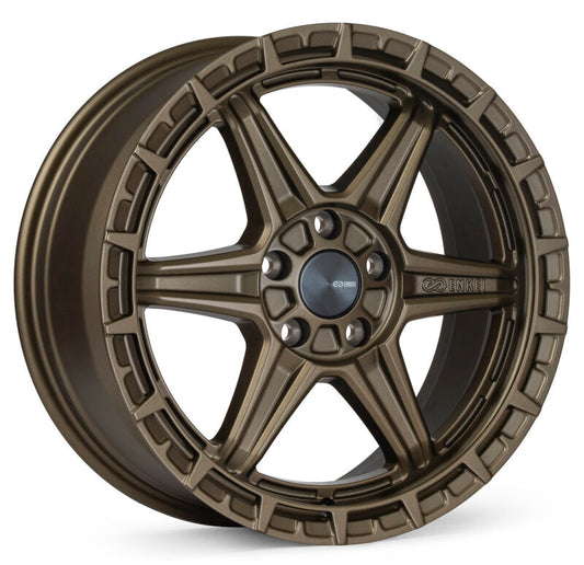 Enkei Trail-Finder OVL 17x7.5 / 5x114.3 BP / ET35 / 72.6mm Bore - Matte Bronze Wheel