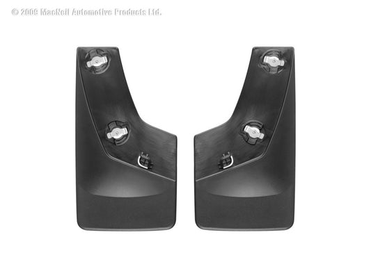 WeatherTech 07-13 GMC Sierra No Drill Mudflaps - Black