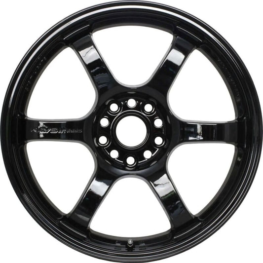 Gram Lights 57DR 18x9.5 +38 5x120 Glossy Black Wheel