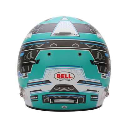 Bell Helmet Rs7 Stamina Anthracite/Aquamarine (Hans) 59(7 3/8) Fia8859-2024/Sa2025