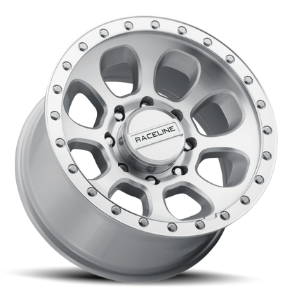 Raceline 961MC Bolt 17x9in / 8x165.1 BP / -12mm Offset / 130.81mm Bore - Machined Cc