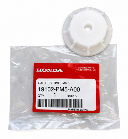 Honda - Genuine Honda OEM Coolant Reservoir Reserve Tank Cap | 19102-PM5-A00