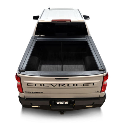 Westin 19-26 GM Silverado/Sierra 1500 5ft 8in Bed Manual Retractable Tonneau Cover - Black