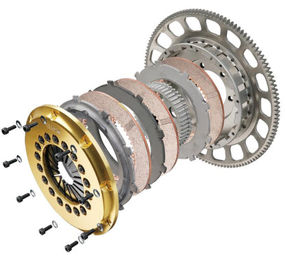 OS Giken Toyota SUPRA 2JZGTE R Series Triple Plate w/Floating Center Hub Clutch - Req. TY031-CH50M