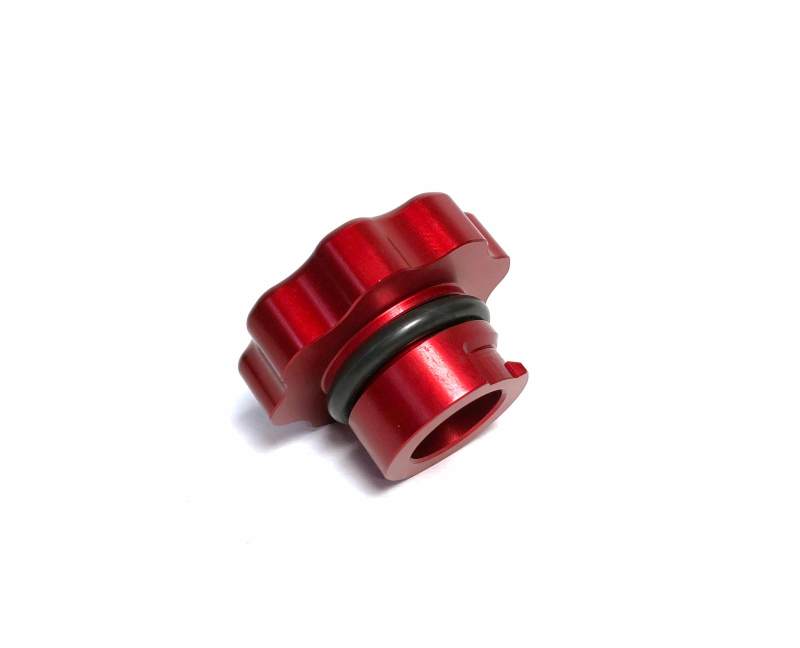 Fleece Performance 01-16 GM 2500/3500 Duramax Billet Oil Cap Cover - Red