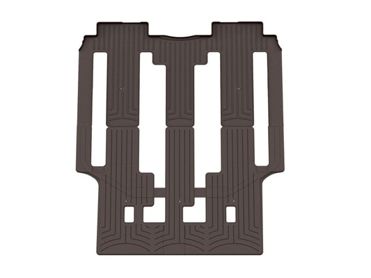 WeatherTech 25-26 Kia Carnival Two piece-2nd and 3rd row coverage Rear FloorLiner HP - Cocoa