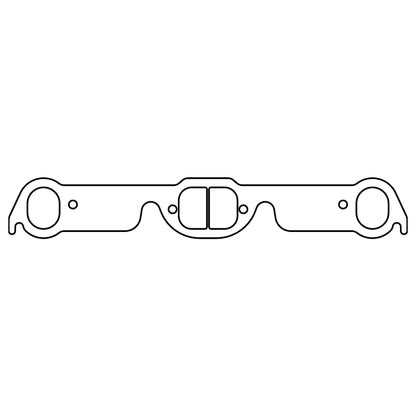 Cometic Pontiac 326-455 CI V8 .043in Copper Exhaust Manifold Gasket Set - 2.000in x 1.550in D-Ports
