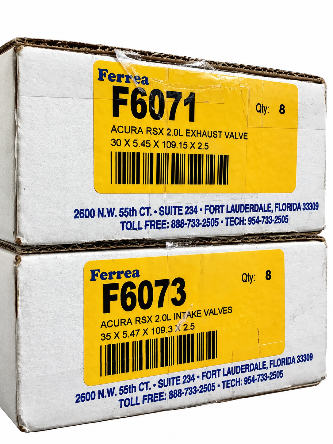 Ferrea - 6000 Series Competition Valves - K-Series (Intake & Exhaust Set)