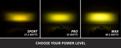 Diode Dynamics SS6 Sport Yellow Spot Standard ABL (pair) 3000K