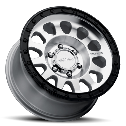 Method MR315 17x9 -12mm Offset 5x5 71.5mm CB Machined Wheel - Gloss Black Lip