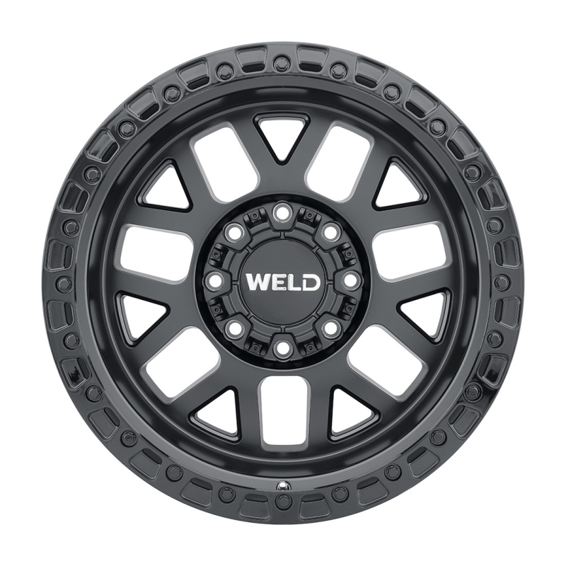 Weld Off-Road W104 20X10 Cinch 8X180 ET-18 BS4.76 Satin Black / Gloss Black 124.3