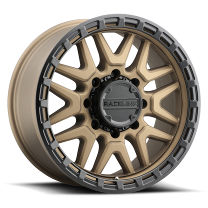 Raceline 953BZ Krank 20x9in / 8x165.1 BP / 0mm Offset / 125.2mm Bore - Bronze