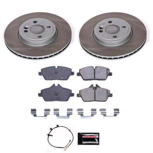 Power Stop 2011 Mini Cooper Front Semi-Coated Rotor Kit