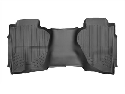 WeatherTech 15-20 Cadillac Escalade ESV Rear FloorLiner HP - Black (2pc - 2nd Row Bench & 3rd row)