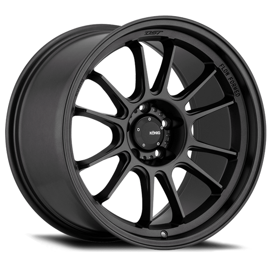 Konig Hypergram 18X10B 5X120 ET25 Matte Black Flow Formed