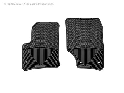 WeatherTech 03-10 Porsche Cayenne Front Rubber Mats - Black