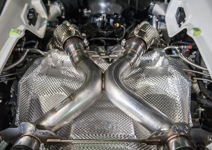 AWE Tuning McLaren 650S Performance Exhaust - Machined Tips