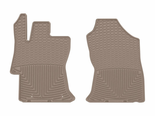 WeatherTech 18-23 Subaru Crosstrek 1st Row Front All-Weather Floor Mats - Tan