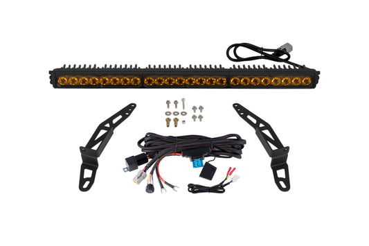 Diode Dynamics 2018-2026 Jeep Wrangler Jeep SS30 Bumper LED Kit Pro Yellow Combo 3000K