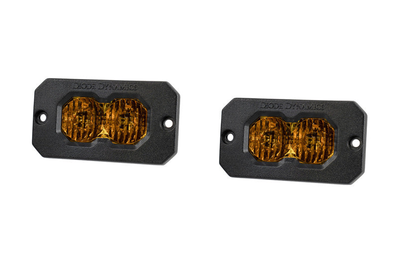 Diode Dynamics C2 2.0 Sport Yellow Combo/Driving Flush ABL (Pair)