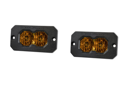 Diode Dynamics C2 2.0 Pro Yellow Combo/Driving Flush ABL (Pair)