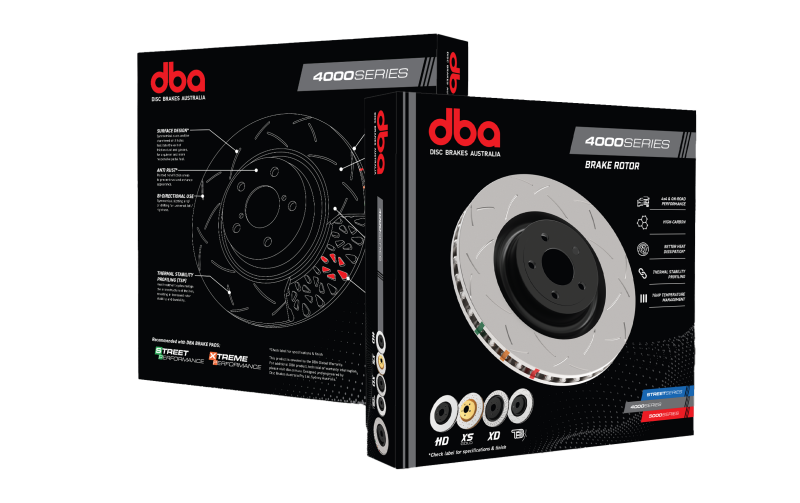 DBA 07-10 Lexus IS350 Front Slotted 4000 Series Rotor