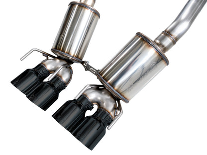 AWE Tuning 09-13 Chevrolet Corvette 6.2L Touring Edition Axle-Back Exhaust w/ Diamond Black Tips