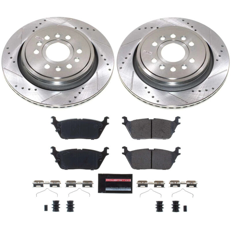 Power Stop 22-23 Jeep Grand Wagoneer Rear Z23 Evolution Brake Kit