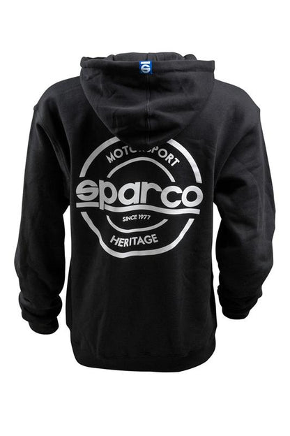 Sparco Sweatshirt Hooded S-Seal Blk Xlrg
