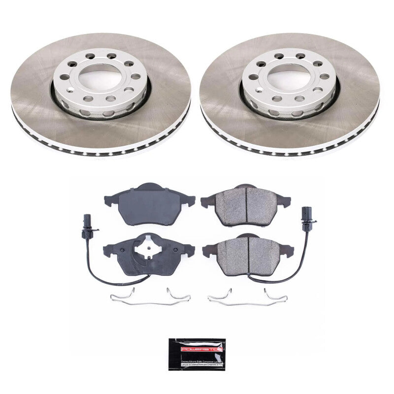 Power Stop 99-05 Volkswagen Passat Front Semi-Coated Rotor Kit