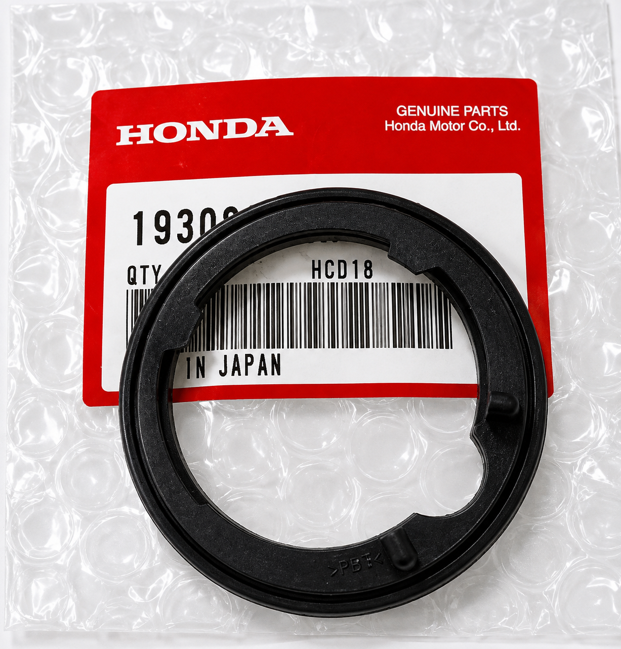 Honda -  B-Series Thermostat Mounting Rubber Gasket Seal | Genuine Honda 19305-PLC-A00