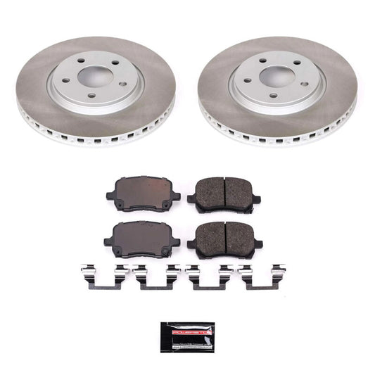 Power Stop 04-07 Saturn Ion Front Semi-Coated Rotor Kit