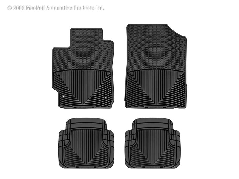 WT Rubber Mats - Rear - Blk