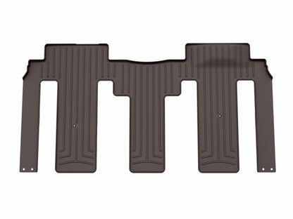 WeatherTech 25-26 Kia Carnival Two piece-2nd and 3rd row coverage Rear FloorLiner HP - Cocoa