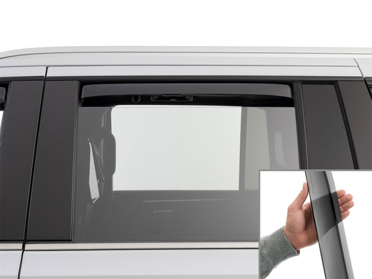 WeatherTech 21-26 Cadillac Escalade ESV Rear Rear Side Window Deflectors-Dark Tint