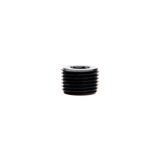 Fleece Performance Universal 1/2in NPT Hex Socket Plug - Black