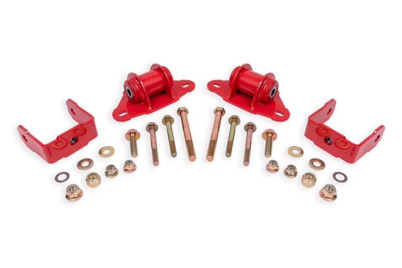 BMR 14-19 Chevrolet Corvette Polyurethane Transmission/Differential Mount - Red