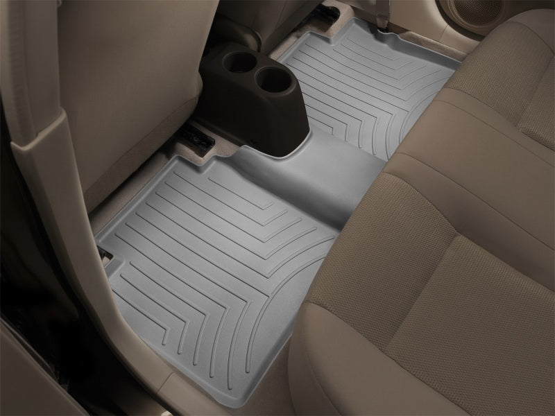 WeatherTech 17+ Ford F-250 Supercab Rear FloorLiner - Grey w/ First Row Bucket Seats